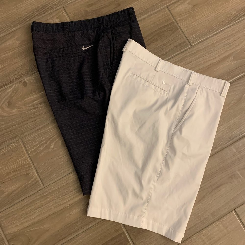 Lot of 2 Nike Drifit Casual Golf Shorts